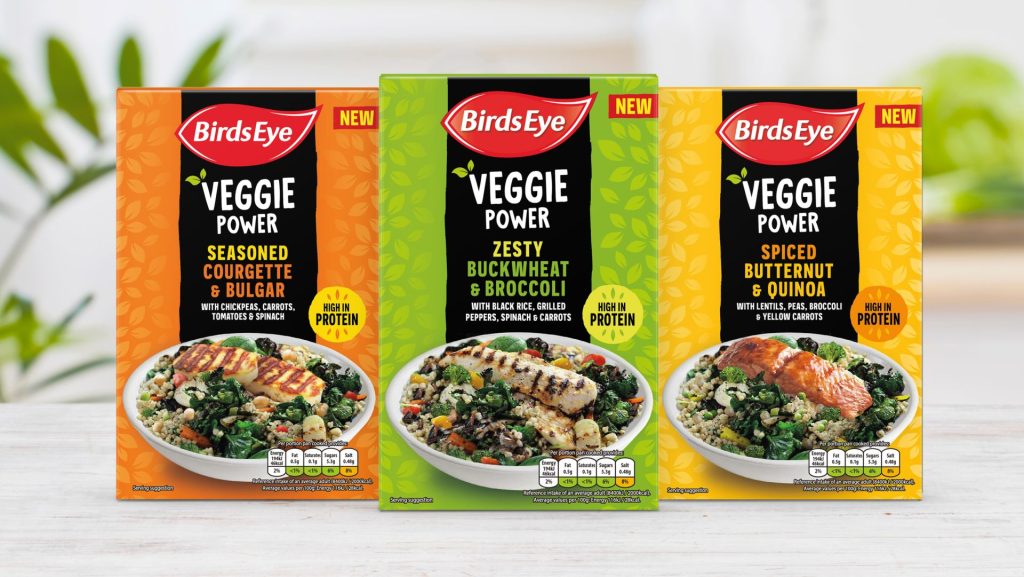 Food brand design for vegetarian ready meal 