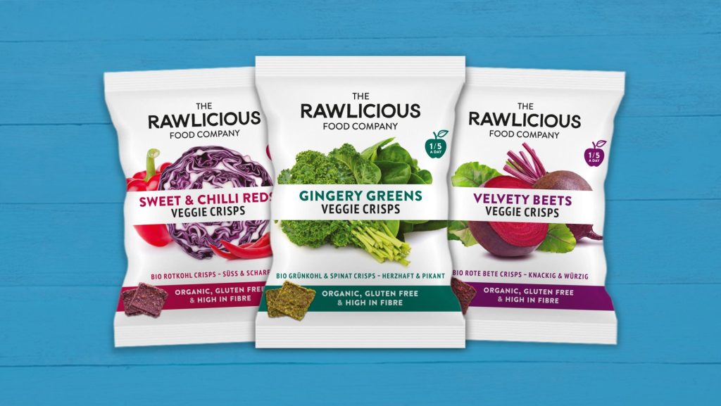 Food branding and packaging design for healthy snack range