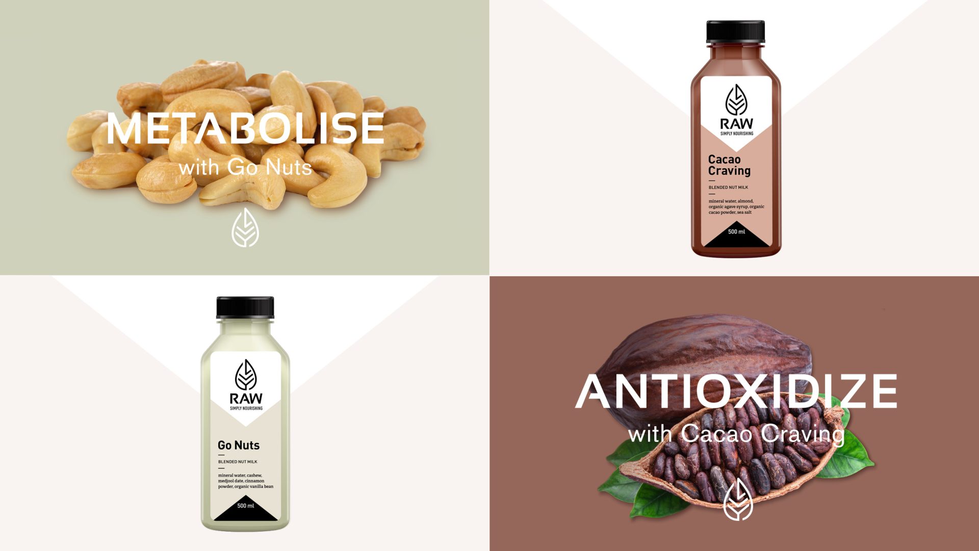 Modern brand communication for a juice brand